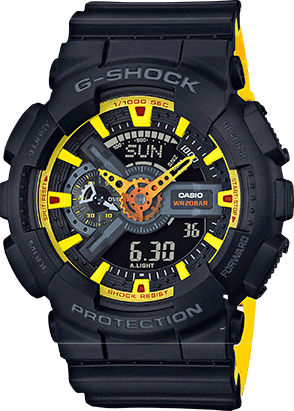 casio g shock on hand