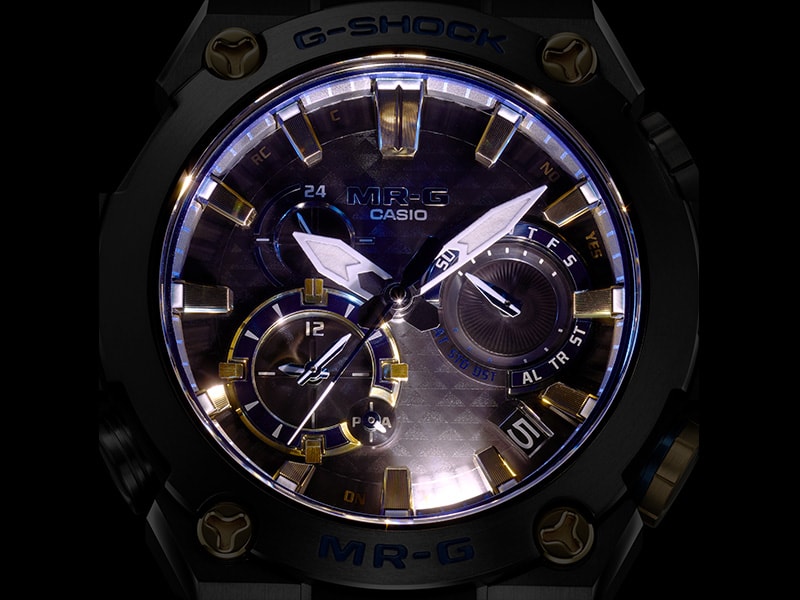 Super Illuminator (high-brightness LED light) for maintaining watch readability in the dark