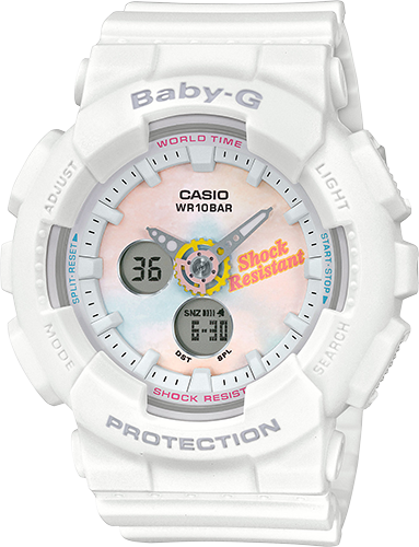 特典進呈カシオ CASIO 腕時計 レディース BA-120T-7A Baby-G クォーツ マルチカラー ホワイト その他