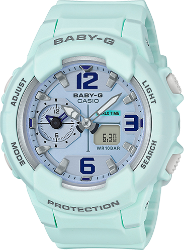 baby g watch light blue