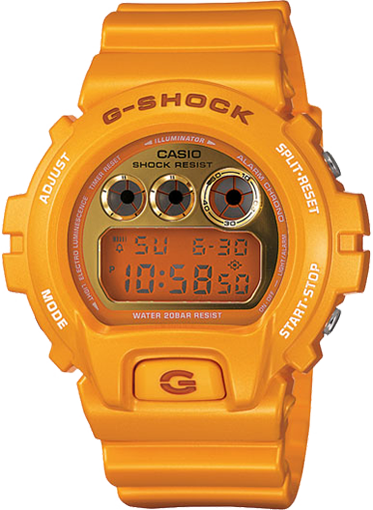 超美品の 腕時計(デジタル) CASIO G-SHOCK DW-6900SB 腕時計(デジタル 