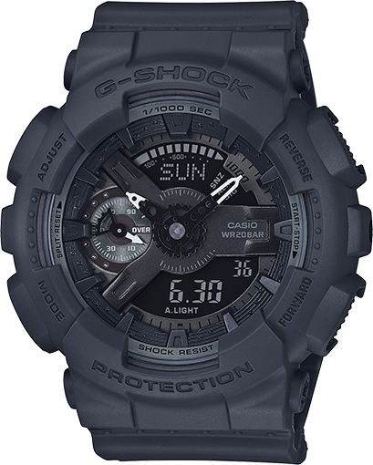 g shock s series black