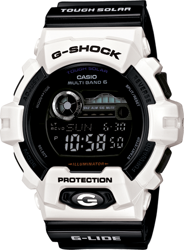 g shock watches white and black