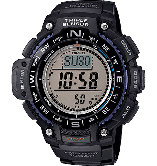 casio three sensor watch