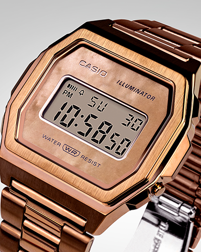 casio mother of pearl watch