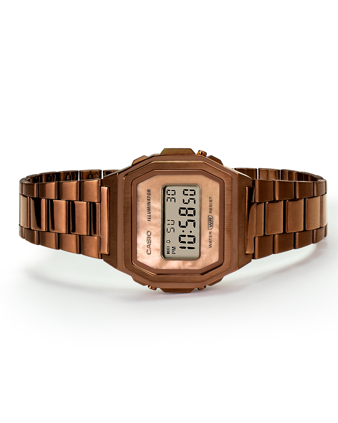 casio mother of pearl watch