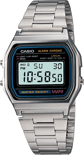 casio digital watch 50m water resistant