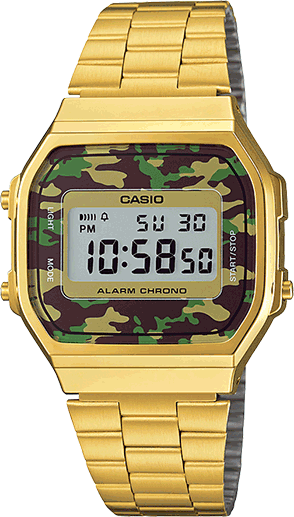 casio gold wrist watch