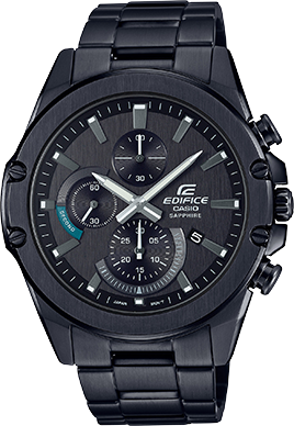 casio edifice men's stainless steel bracelet watch