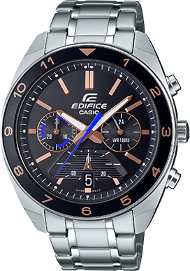 casio edifice chronograph silver stainless steel bracelet