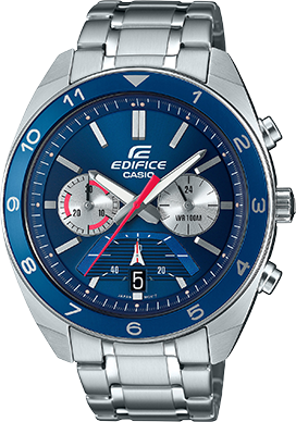 casio edifice men's two tone stainless steel bracelet watch