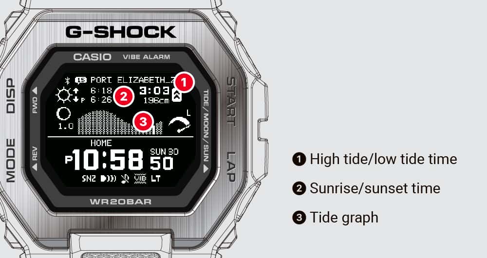 Digital G-Shock GBX100 Watches | by Casio