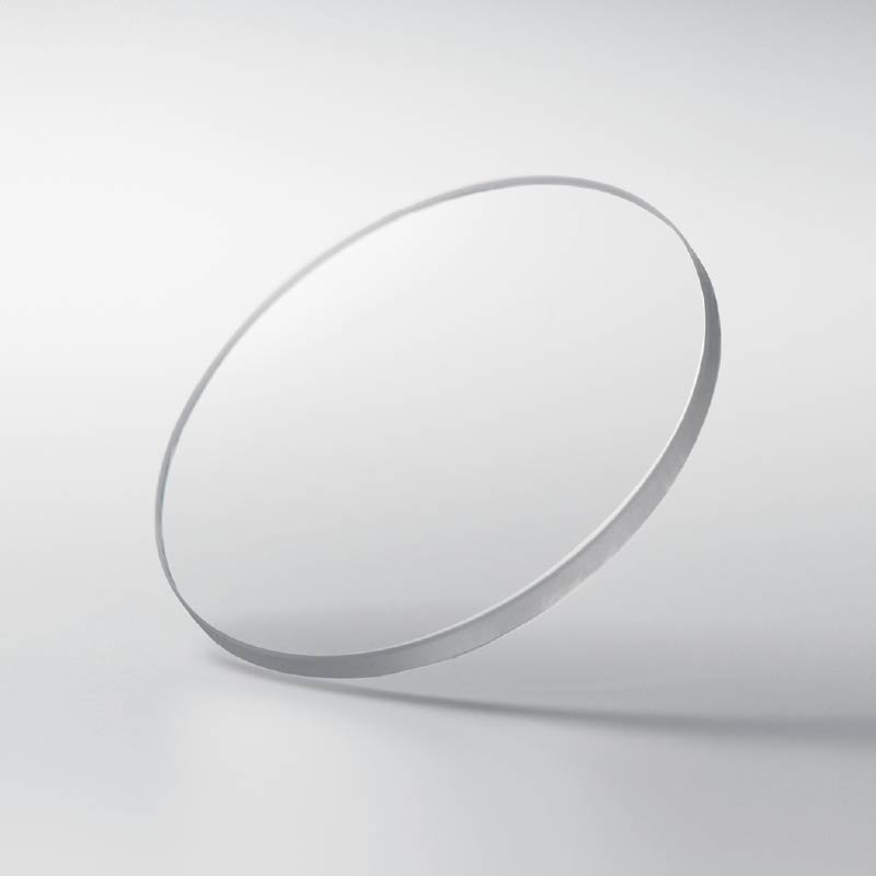 Scratch-resistant, highly transparent sapphire crystal with a non-reflective coating