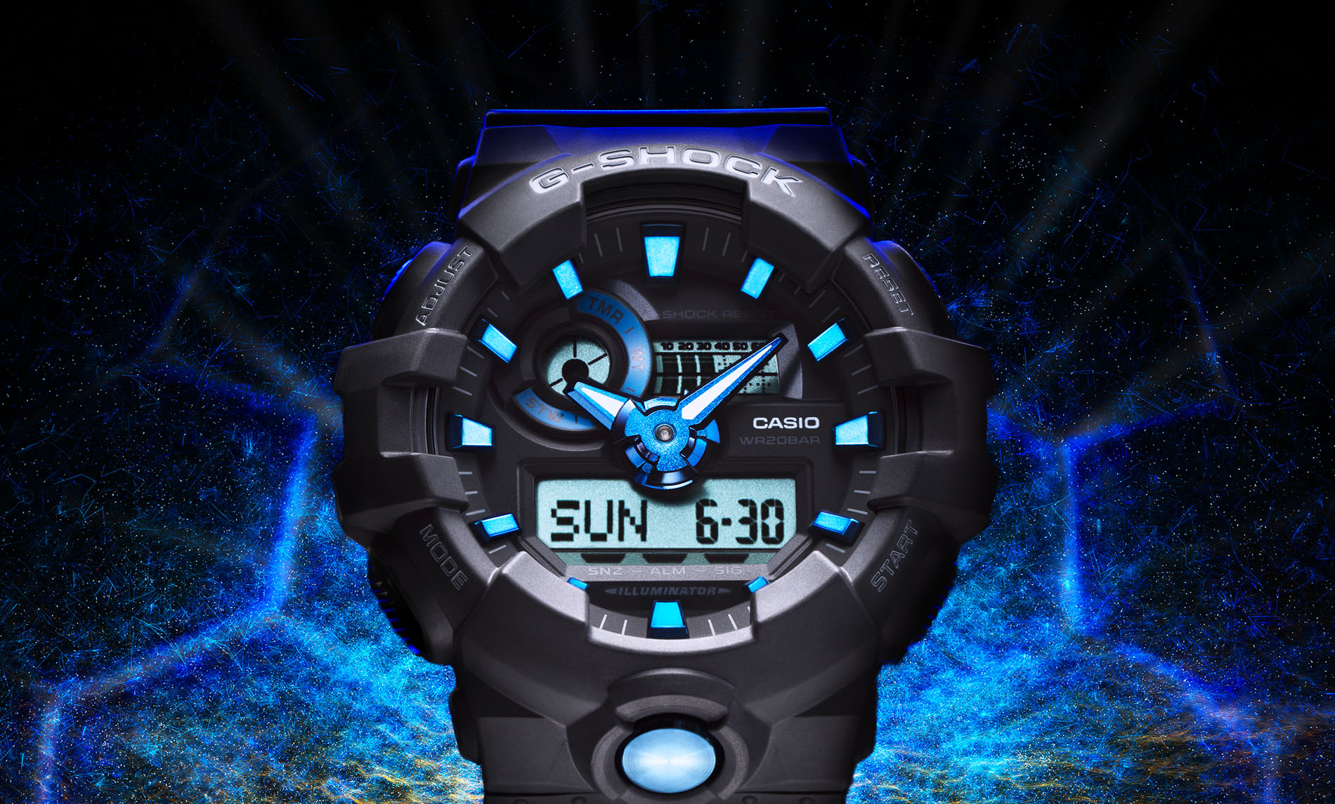 G-SHOCK - Men's - Tough Shock-Resistant and Water Resistant Analog ...