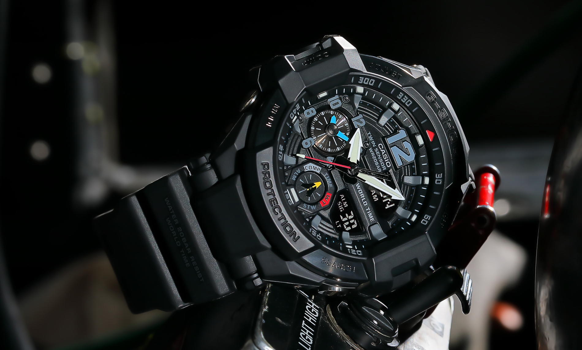 Casio G-Shock GravityMaster Men's Watch (Full GA1100-1A1 WatchinTyme