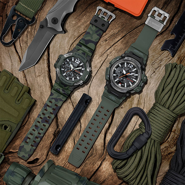 g shock mens watch green